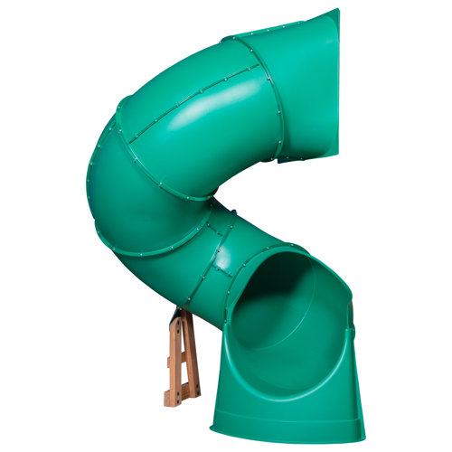 Backyard Discovery Spiral Slide for 4.5' Deck Wayfair